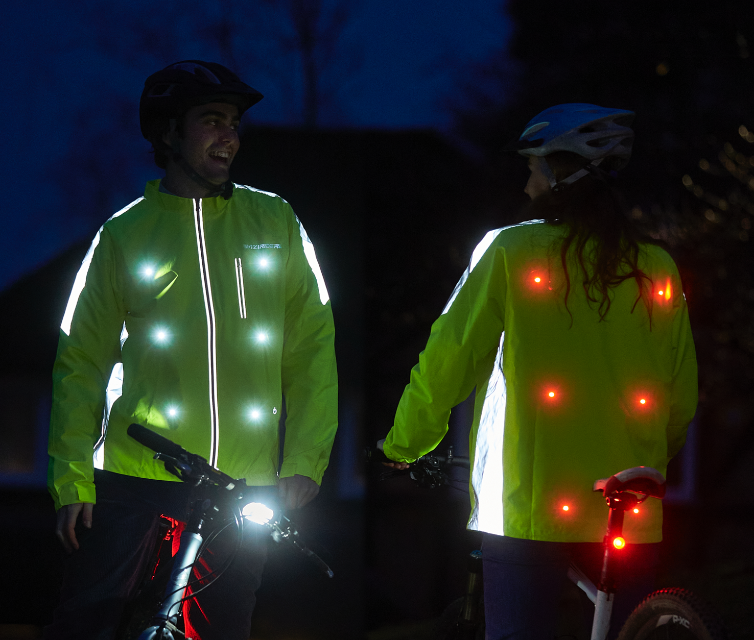 LED Jacket Yellow Vizirider UK